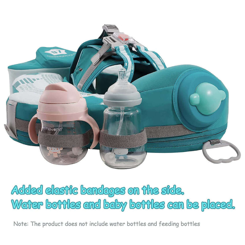 Original Mambobaby™ Airplane Float in blue - Best non-inflatable air-free baby pool float in UK.