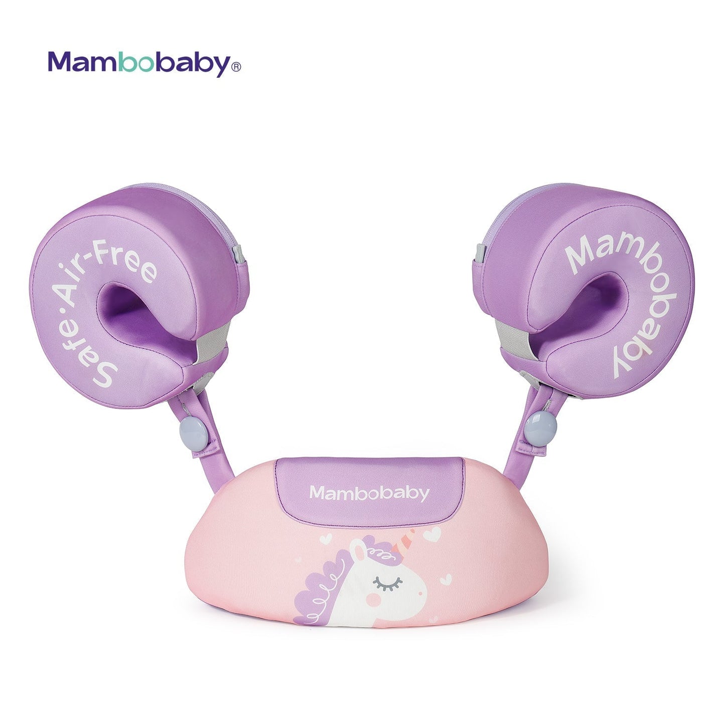 Mambobaby™ Air-Free Armbands and Chest Float Set — Professional Kids Swim Trainer for ages 3-8 years.