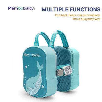 Original Mambobaby™ Back Float Swim Trainer for UK toddlers, featuring air-free PearlFoam™ tech.