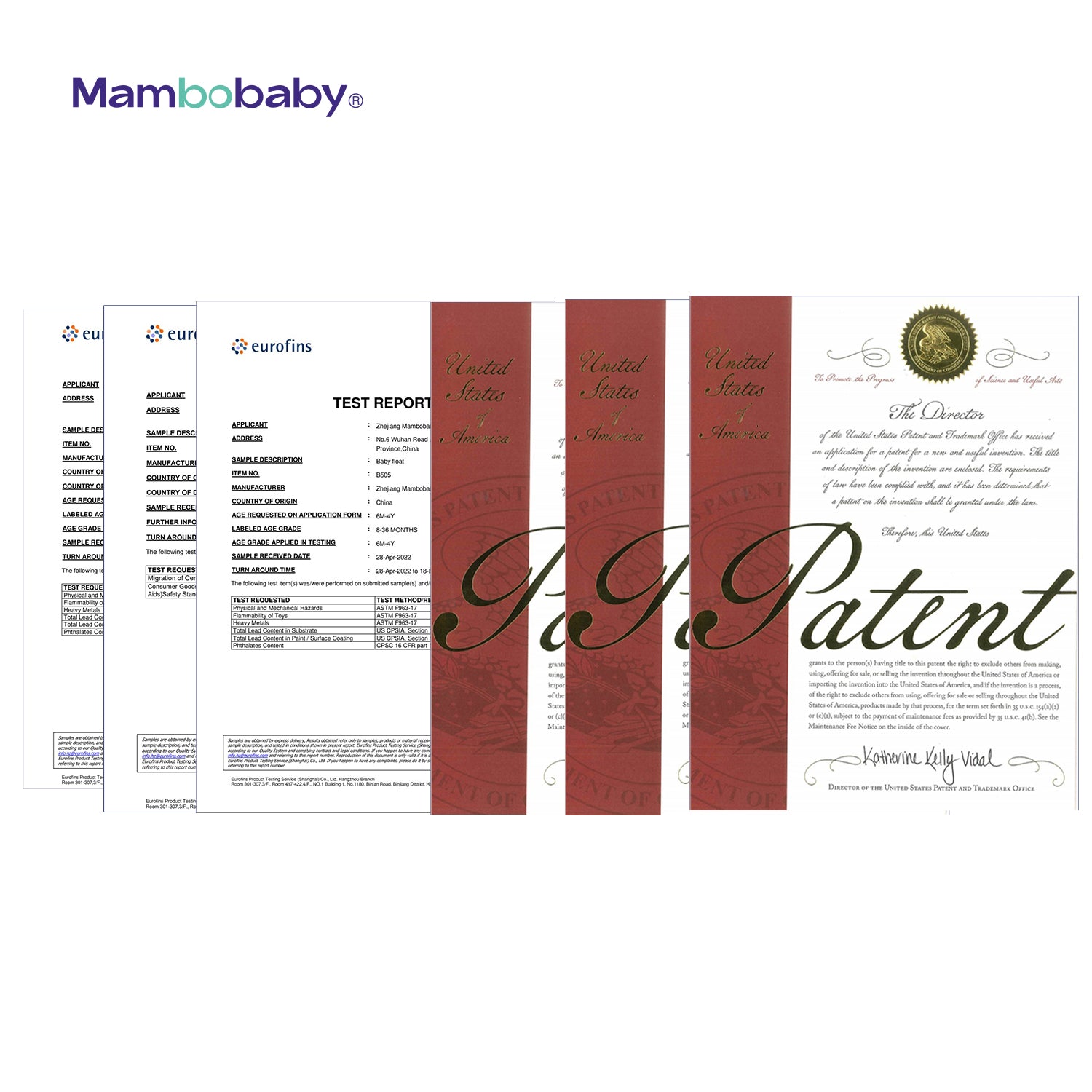 Full Mambobaby™ Bee Shoulder Float kit including sun canopy, crotch straps, and air-free shoulder float patent.