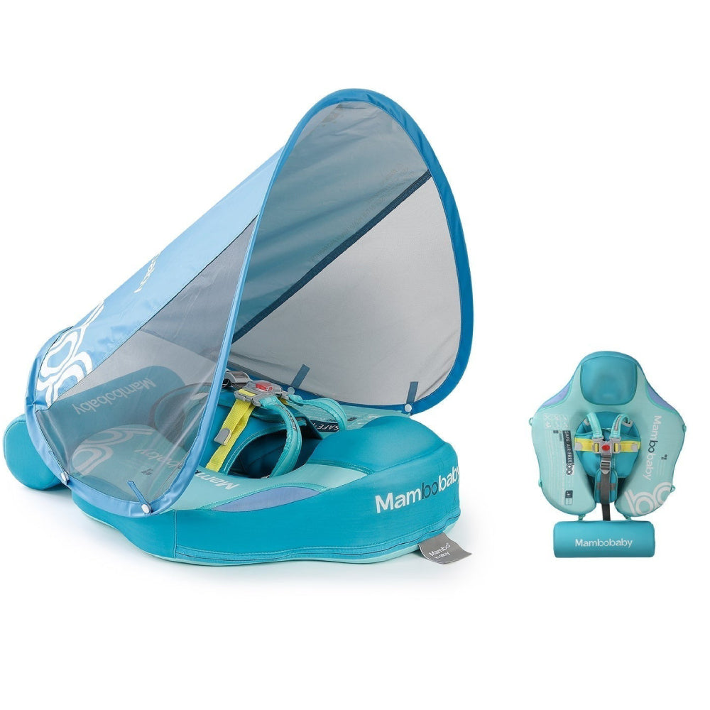 Original Mambobaby™ Modern Contrasting Float for UK pools, featuring a non-inflatable air-free design for babies 3-24 months.