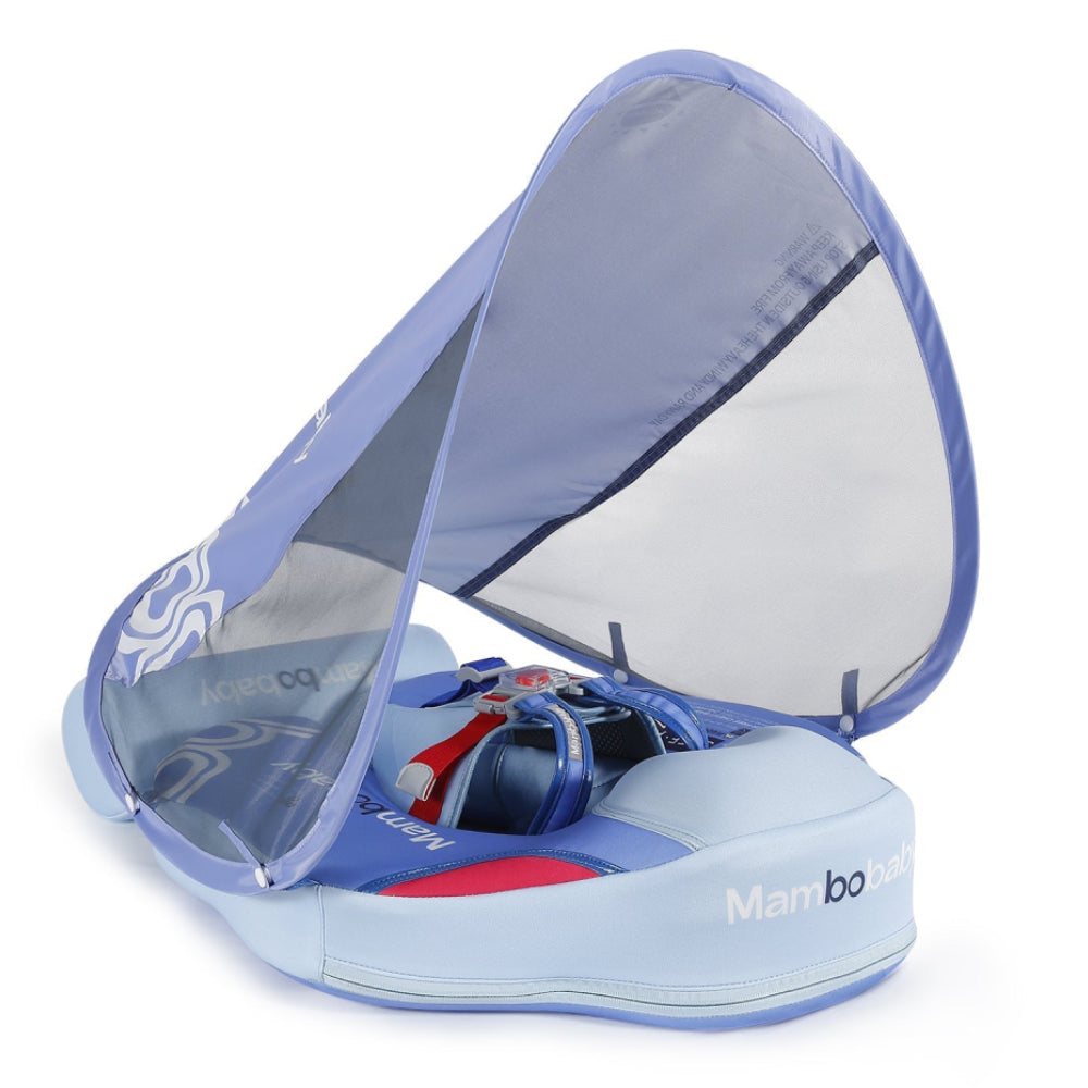 Original Mambobaby™ Modern Contrasting Float for UK pools, featuring a non-inflatable air-free design for babies 3-24 months.