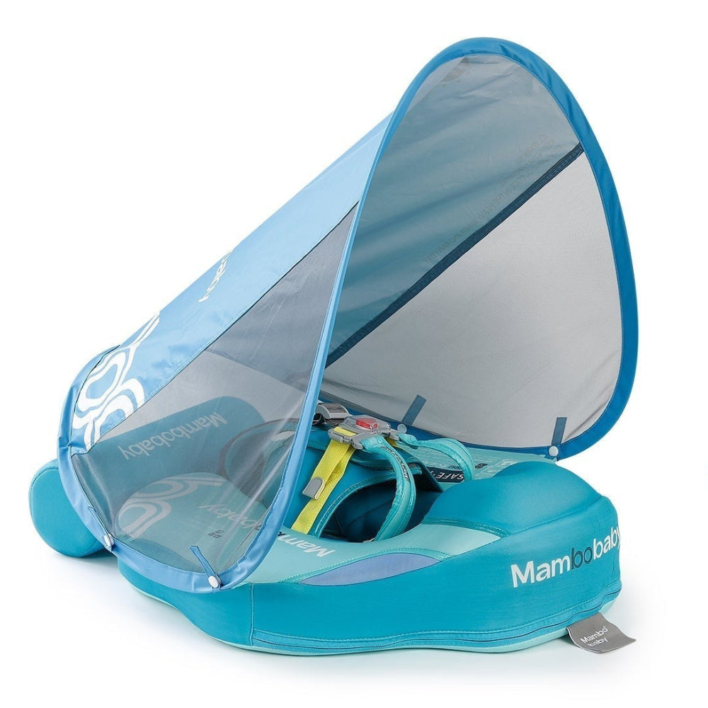 Original Mambobaby™ Modern Contrasting Float for UK pools, featuring a non-inflatable air-free design for babies 3-24 months.