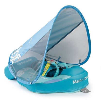 Original Mambobaby™ Modern Contrasting Float for UK pools, featuring a non-inflatable air-free design for babies 3-24 months.