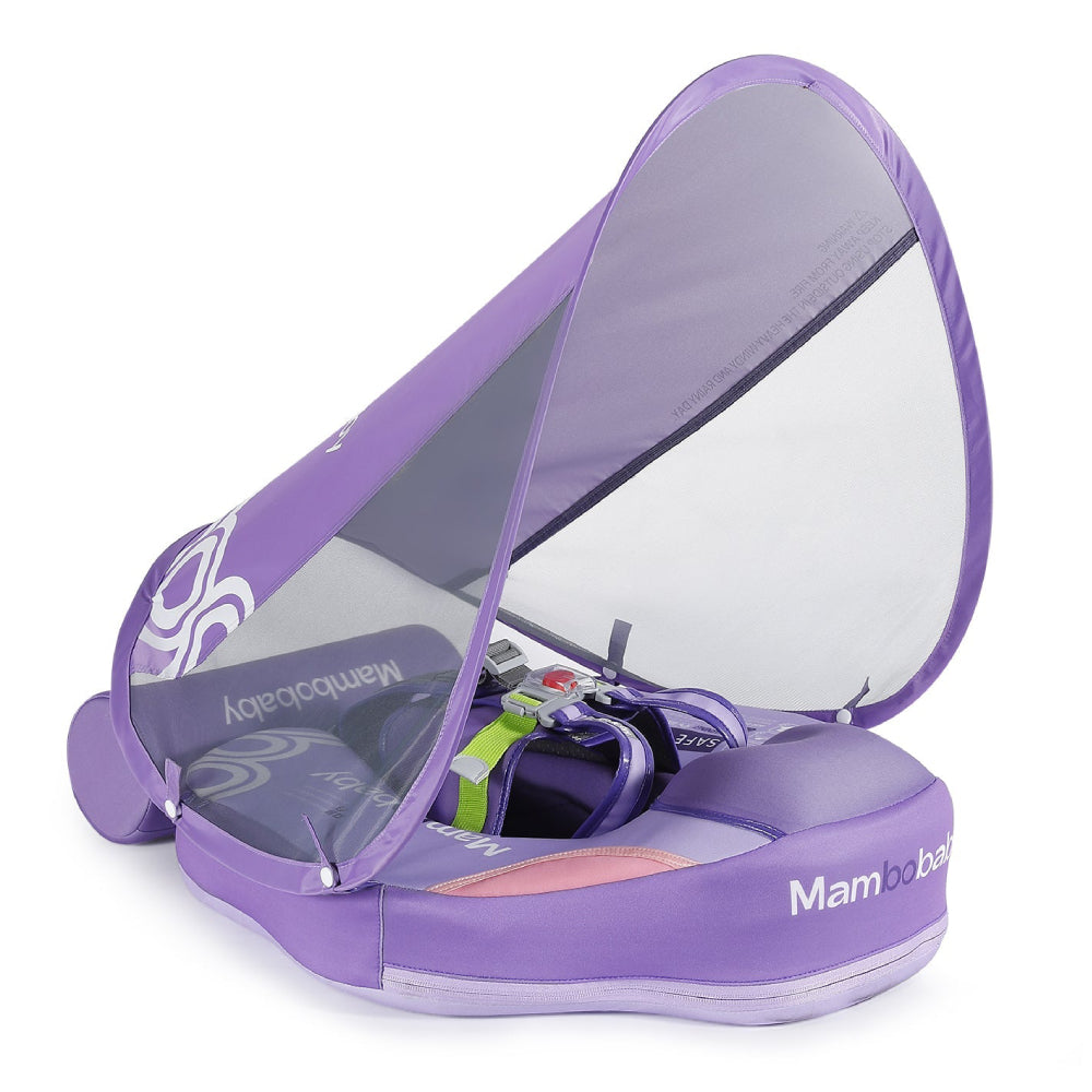 Original Mambobaby™ Modern Contrasting Float for UK pools, featuring a non-inflatable air-free design for babies 3-24 months.
