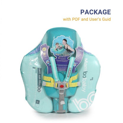 Everything included in the Mambobaby™ Modern Contrasting Float box: Main float, Sun Canopy, and Anti-Flip Stability Tail.