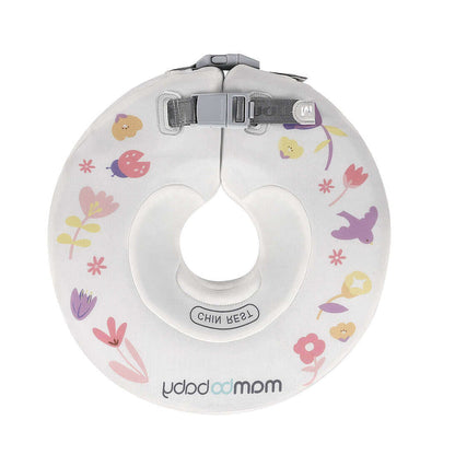 The Mambobaby™ Neck Float Floral Edition featuring soft, skin-friendly fabric for baby girls.