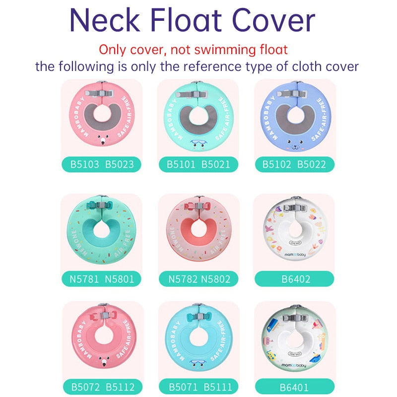 Original Mambobaby™ Neck Float Replacement Cover — Soft, skin-friendly fabric cover for infant neck swim rings.