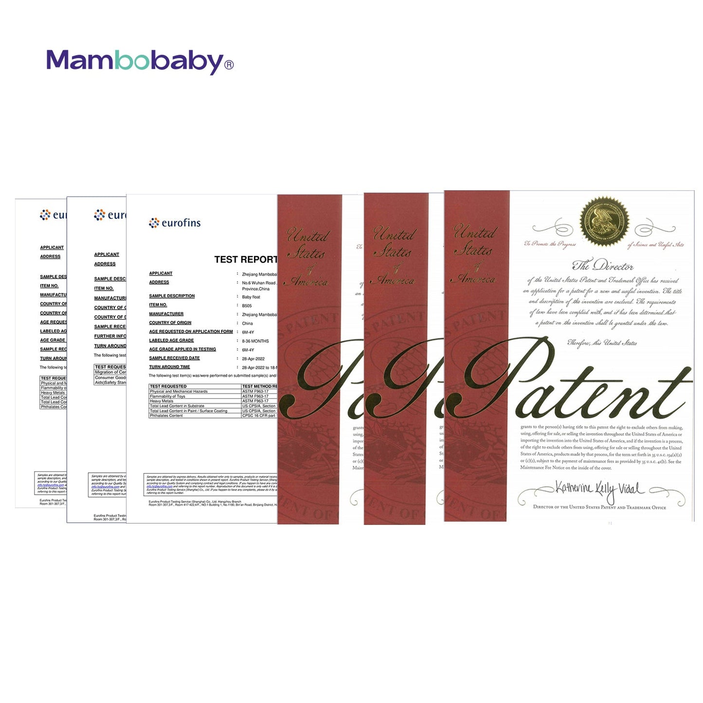 Original patented air-free safety technology of the Mambobaby™ Elephant float for worldwide quality compliance.