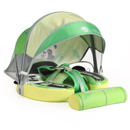 Original Mambobaby™ Panda Float for UK pools, featuring a non-inflatable air-free design for babies 3-24 months.