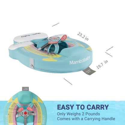 Technical dimensions and sizing specifications for the Mambobaby™ Rainbow Float for UK parents.