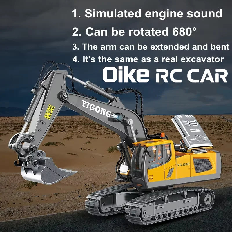 RC Digger for Kids | Remote Control Excavator, Alloy – Mambobaby™ UK